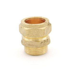 Masterflow M11220600 22mm Compression x 3/4" BSP Male Iron Thread Adapter