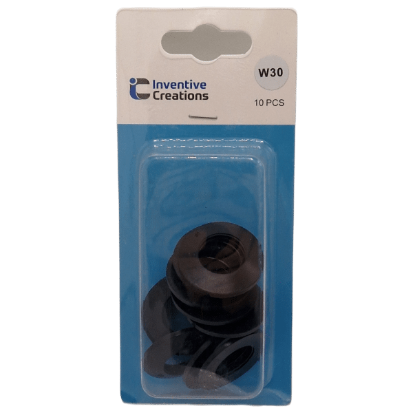 Inventive Creations W30 blister pack of 10 conical inlet washers