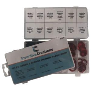 Inventive Creations WBOXD Mixed Fibre & Rubber Washer Box D