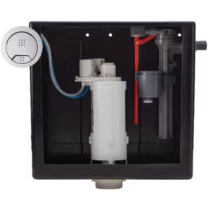 Wirquin CPL63CP Pneu-Compact concealed cistern with Kara button