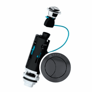 Viva Skylo SKY005 dual flush valve with matt black push button