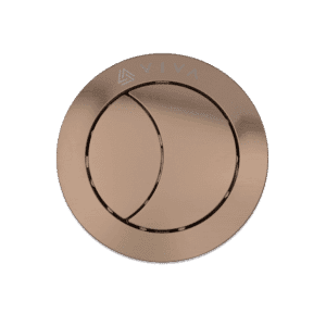 Viva UNI/SBBC brushed copper dual flush push button for Skylo valves