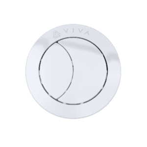 Viva UNI/SBW Gloss White Dual Flush Push Button for Skylo valves