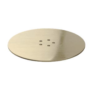 Viva WTSH90/BB Brushed Brass Metal Dome Shower Waste