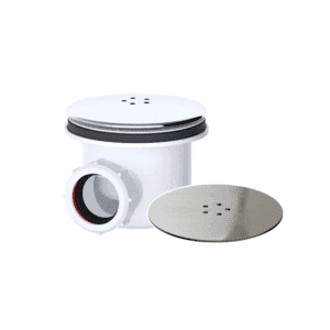 Viva WTSH90/BN Brushed Nickel Metal Shower Trap Dome Cover