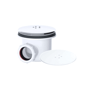 Viva WTSH90/MW 90mm High Flow Shower Waste & Trap Matt White