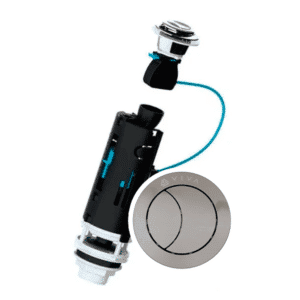 Viva Skylo SKY005 dual flush valve with brushed nickel button