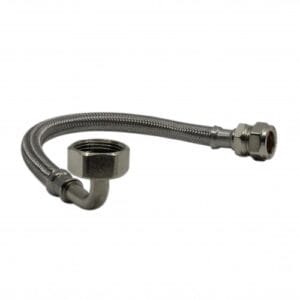 Masterflow MFLEXTC150490B 15mm x 1/2" x 90cm Bent Flexi Connector