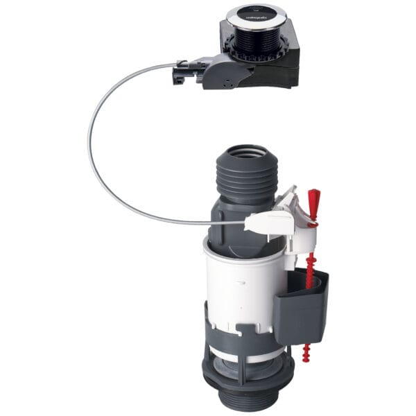 Wirquin 10950189 TOUCHLESS cable-operated dual-flush valve