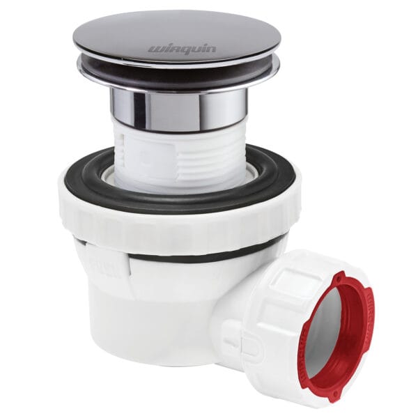 Wirquin NANO 6.7 Quick Clac Chrome Dome Basin Waste & Trap