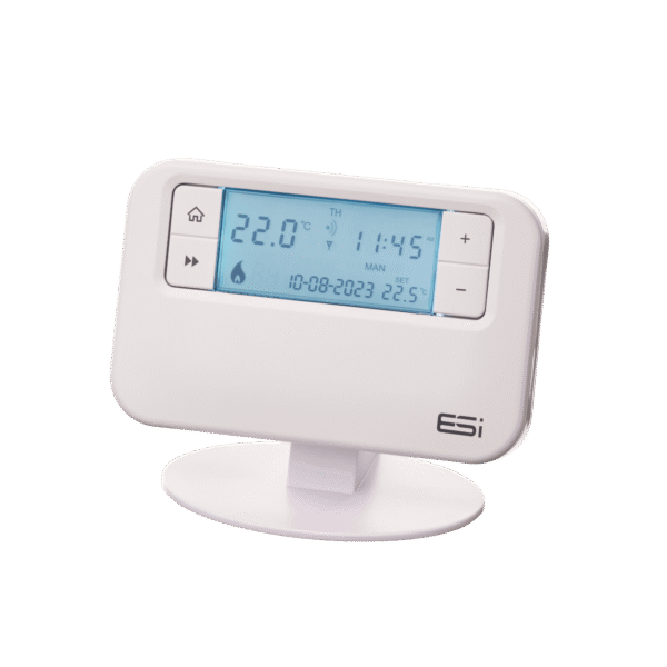 ESI ESRTP4RFW wireless programmable room thermostat front view