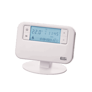 ESI ESRTP4RFW wireless programmable room thermostat front view