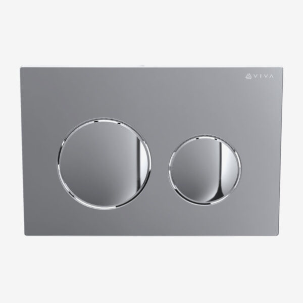 Viva Skylo Ultra10 Gloss Chrome Dual Flush Plate