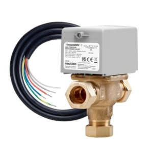 TotalHome TTH223MMV 22mm 3 Port Motorised Mid-Position Zone Valve