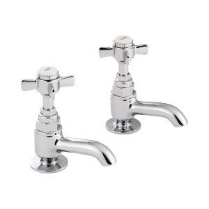Instinct Hemsworth Chrome Basin Pillar Taps (Pair)
