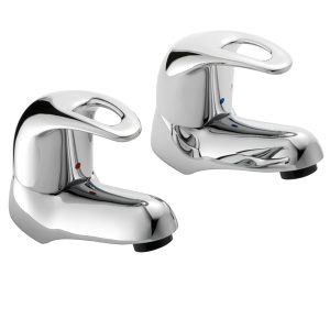 Instinct Della Bath Pillar Taps pair 4E1004