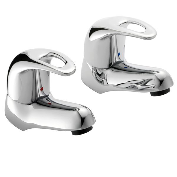 Instinct Della Bath Pillar Taps pair 4E1004