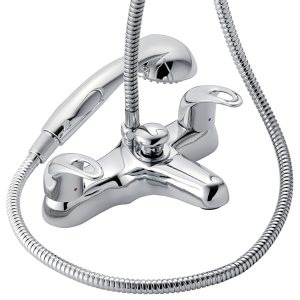 Instinct 4E1006 Della Deck Mounted Bath Shower Mixer & Kit (2 Taphole)