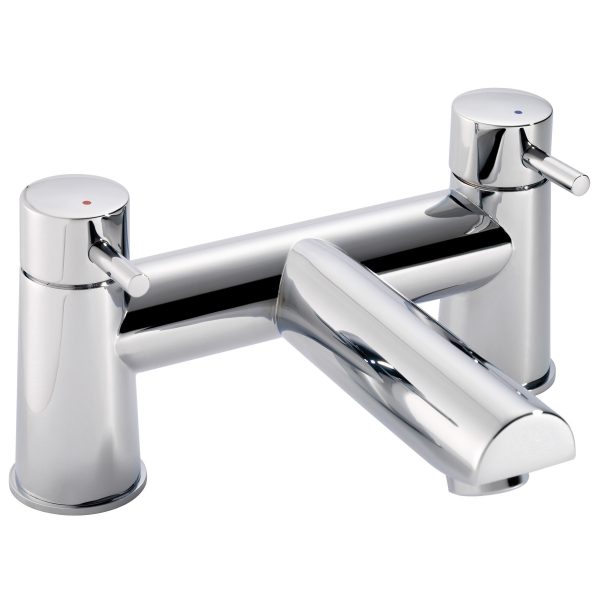Instinct Kiso Chrome Bath Filler (Two Taphole) 4E1026