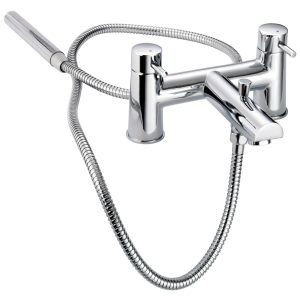 Instinct Kiso Chrome Bath Shower Mixer & Kit (Two Taphole) 4E1027