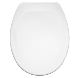 Bemis Jersey Tecnoplast white toilet seat and cover