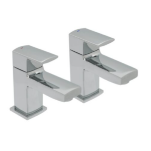 Instinct 4E1043 Nuance Bath Taps - Pair of Chrome Bath Pillar Taps