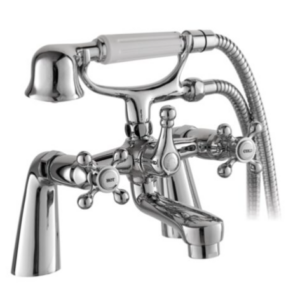 Instinct 4E1064 Kensington Chrome Bath Shower Mixer Tap with Shower Handset & Hose