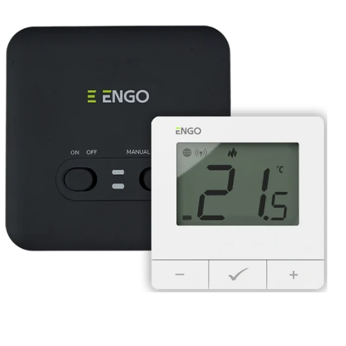 Engo E20i White Smart WiFi Thermostat – Wireless Programmable Home Heating Control Thermostat