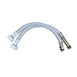 VIVA SSH7/A 1/2" BSP x M10 Monobloc Flexible Tap Connector Hose 300mm (Pair)