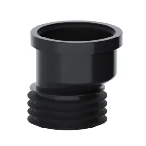VIVA DC02B 110mm 14mm Offset Drain Connector Black