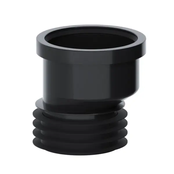 VIVA DC02B 110mm 14mm Offset Drain Connector Black