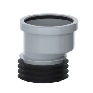 VIVA DC02G 110mm 14mm Offset Drain Connector Grey