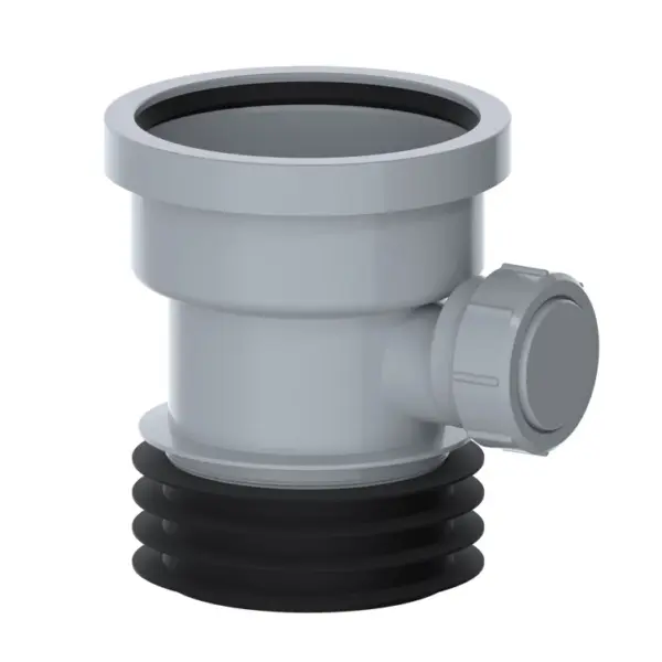 VIVA DC03G 110mm Drain Connector with 1½" Boss Grey