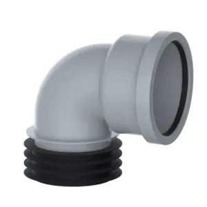 VIVA DC04G 110mm 90° Bend Drain Connector Grey