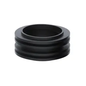 VIVA PP0004 Black Internal Flush Cone Rubber Seal for Toilet Flush Pipe