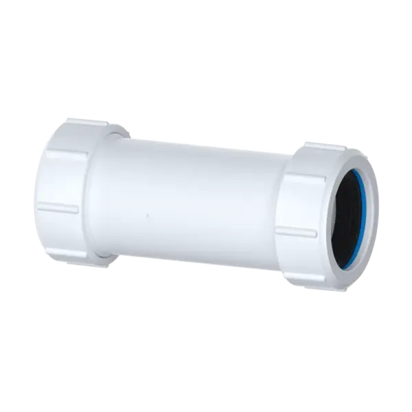 viva W32B 1¼" Adjustable Straight Compression Connector
