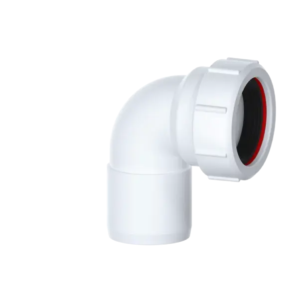 Viva W40D1½" 90° Bend Compression x Plain End Connector