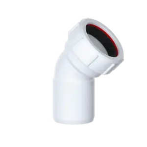 Viva W40F 1½" 135° Compression Bend x Plain End Connector