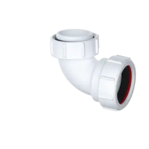 Viva W40G 1½" 95° Compression Bend x BSP Coupling Nut Connector