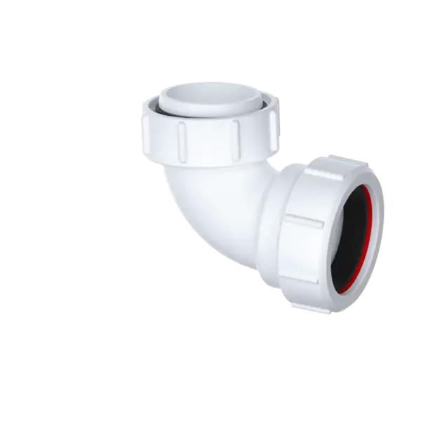 Viva W40G 1½" 95° Compression Bend x BSP Coupling Nut Connector