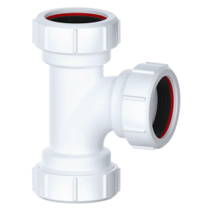 Viva W40H 1½" Compression Swept Tee Connector