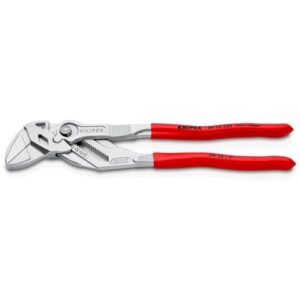 Knipex 86 03SB Pliers Wrench Pliers and a Wrench in a Single Tool Plastic Coated Chrome-Plated