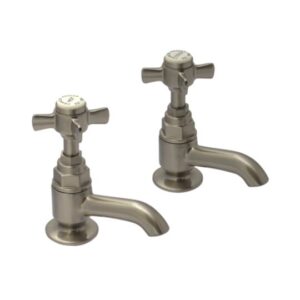 Instinct 4E1453 Hemsworth Basin Tap (Pair) Brushed Nickel
