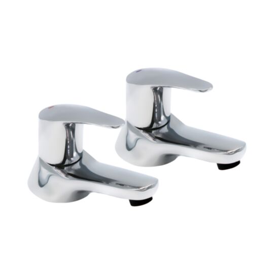 Instinct 4E6001 S12 Curve Bath Pillar Tap (Pair)