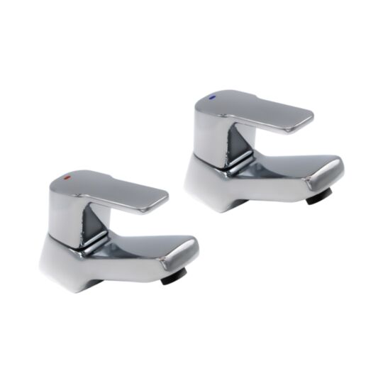 Instinct 4E6010 S12 Square Bath Pillar Tap (Pair)