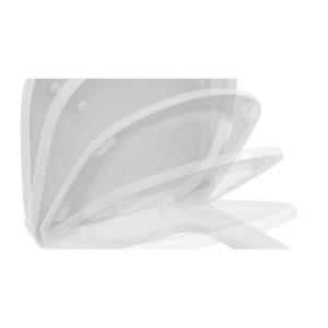 Ideal Standard T679901 Closed Back Soft Close Seat  (To Suite E301201 Pan)