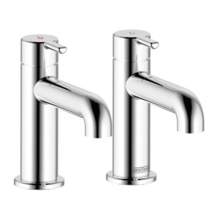 Bristan Al 1/2 C Altum Basin Pillar Taps Chrome