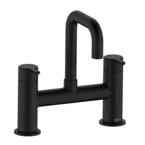 Bristan AL BF BLK Altum Bath Filler Matt Black