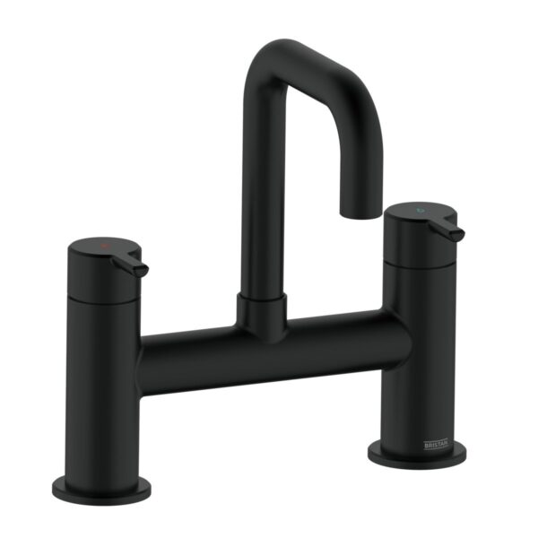 Bristan AL BF BLK Altum Bath Filler Matt Black