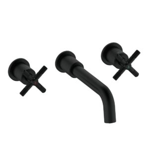 Bristan Cru 3Th Wmbas Blk Cruzar Bathroom Tap Chrome